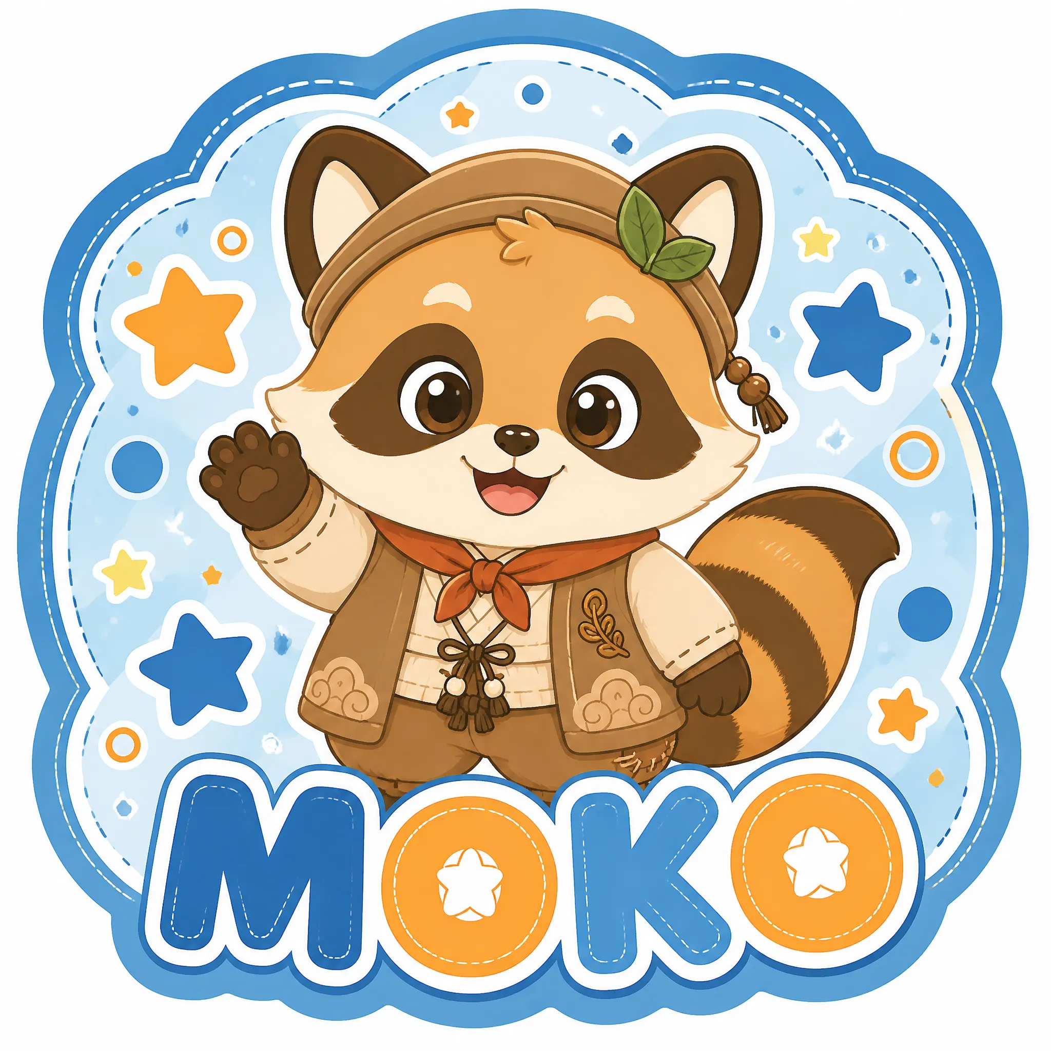 AIプリントを活用したマスコットキャラクターのフリーカットマグネット制作例