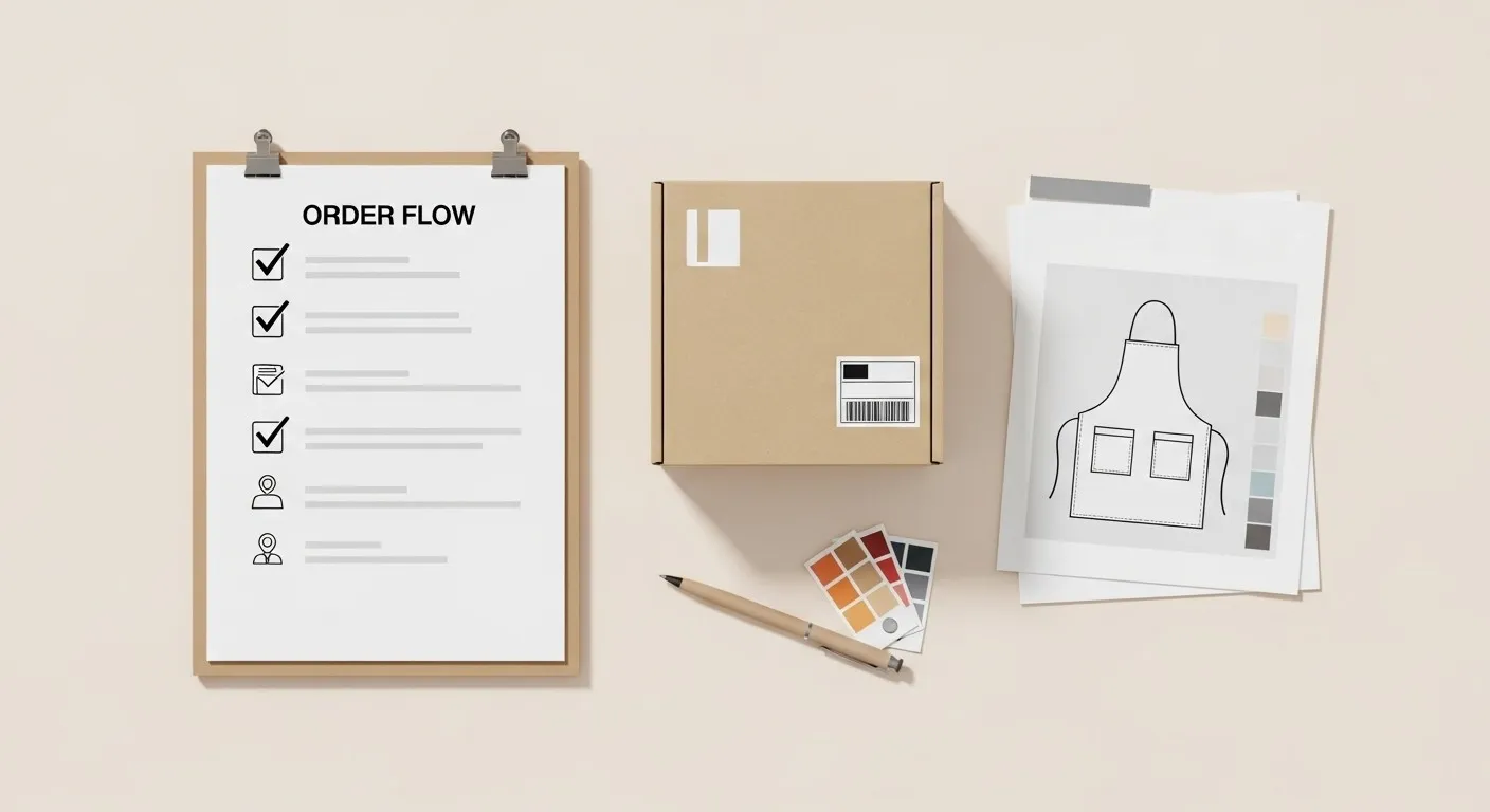 手順と注文のイメージ