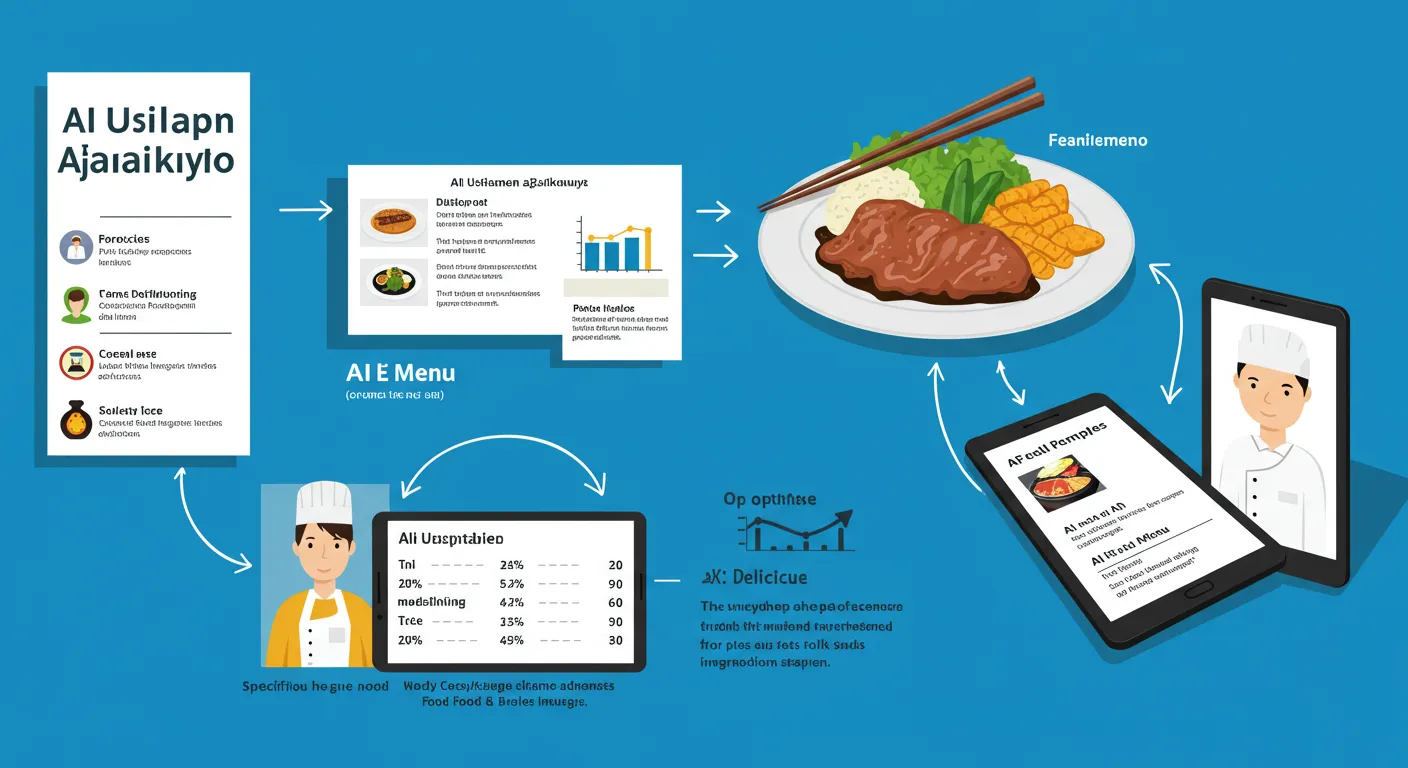 飲食業界におけるメニュー開発のAI活用