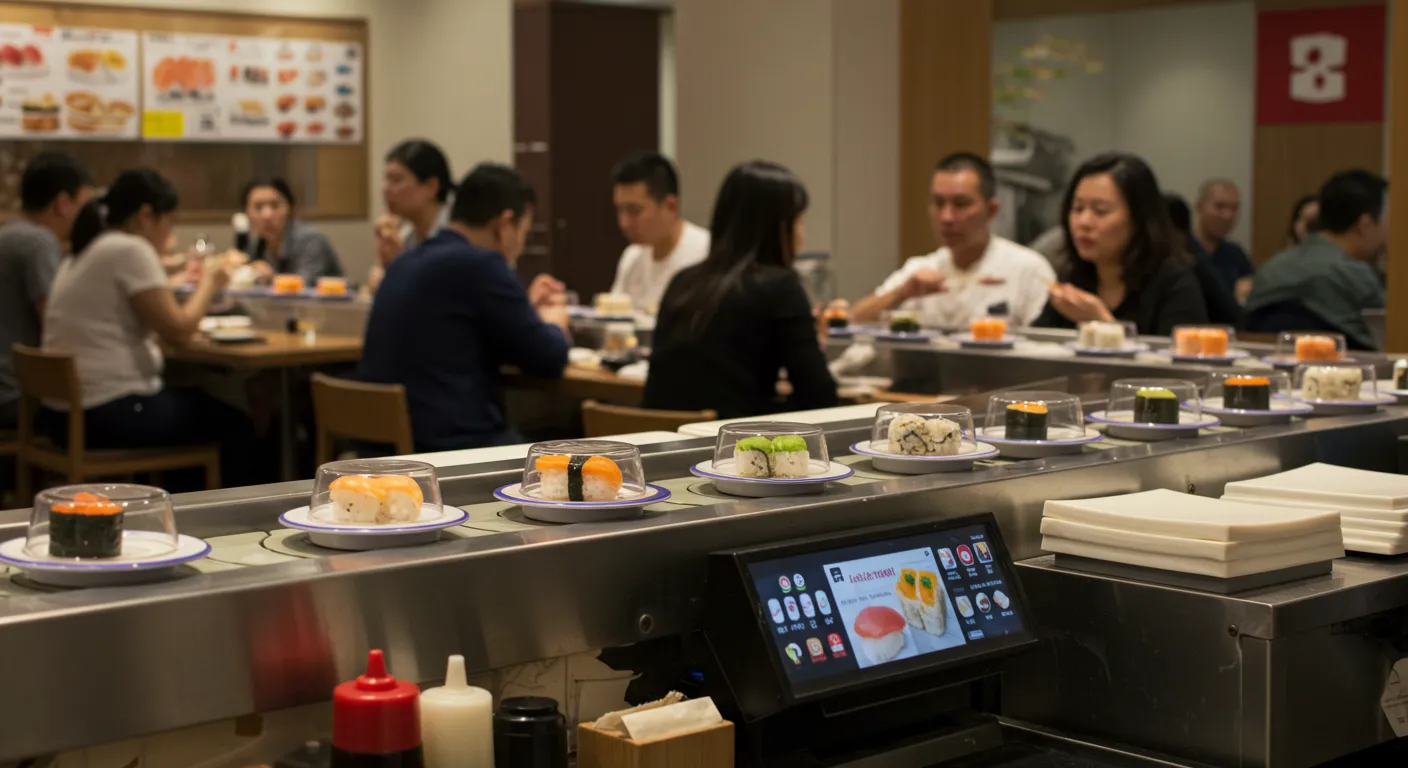 飲食業界における回転寿司レーン
