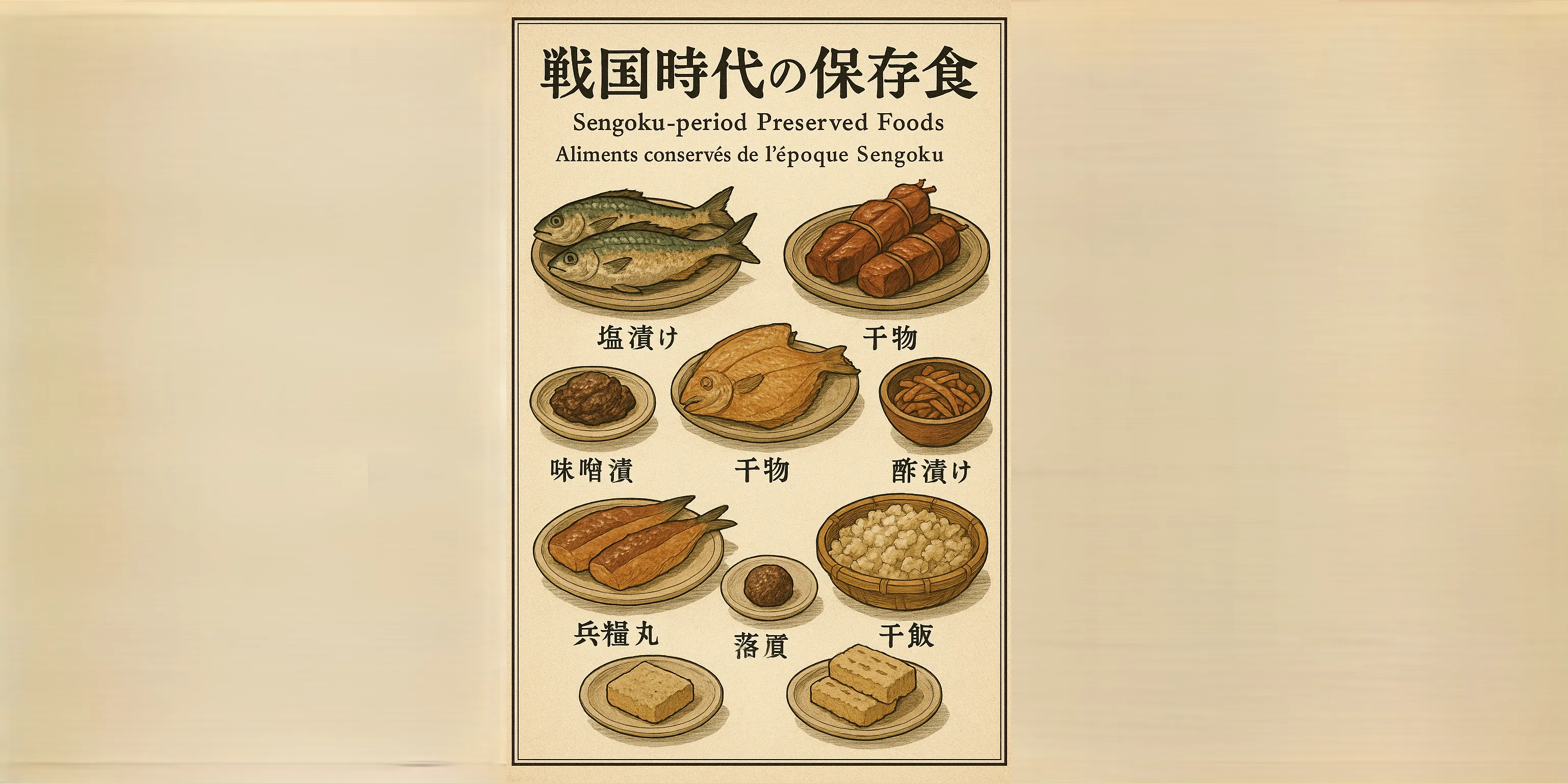 飲食業界における戦国時代の保存食