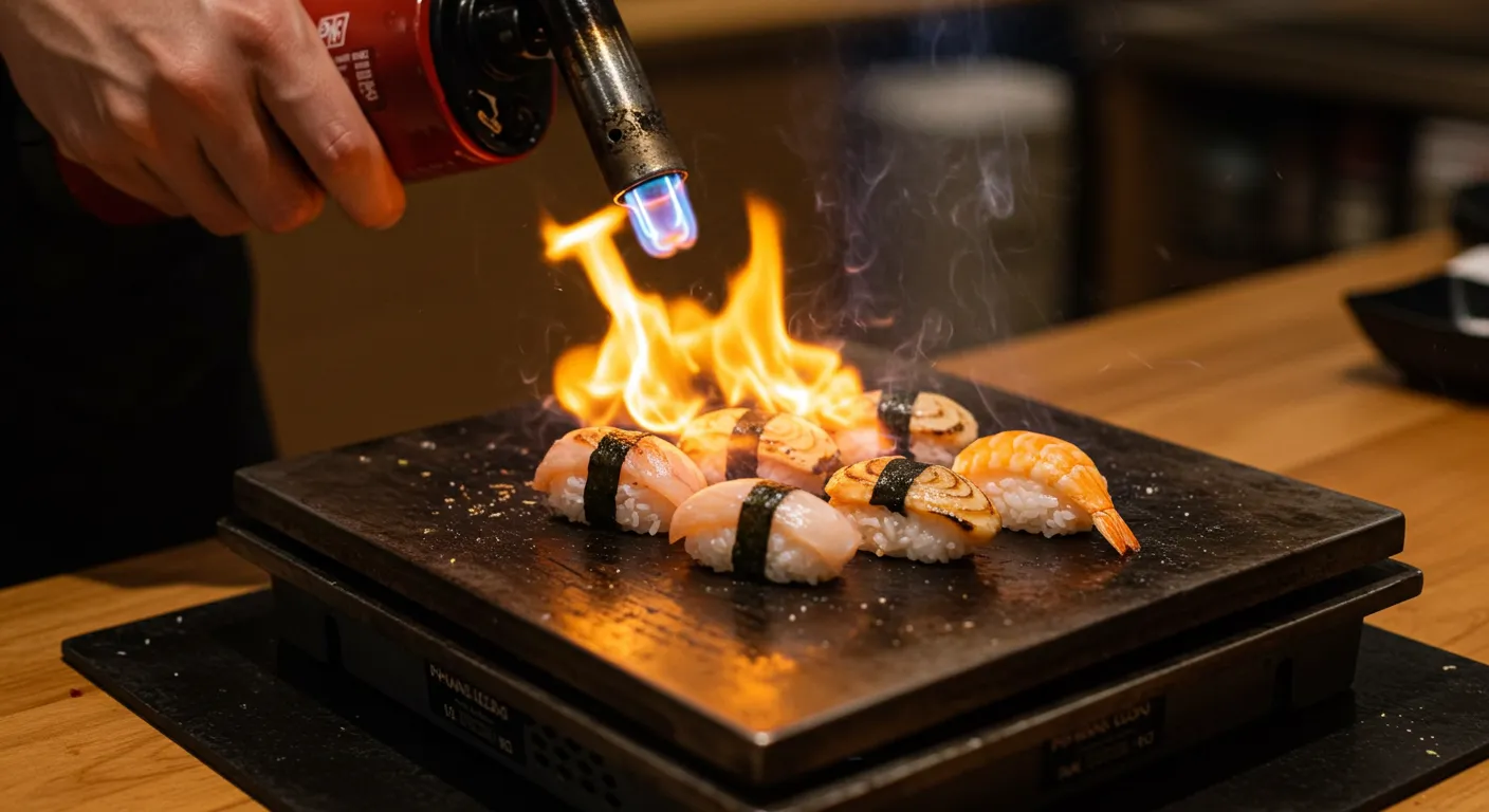 飲食業界における炙り