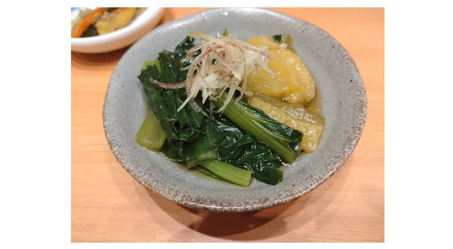 飲食業界におけるおひたし