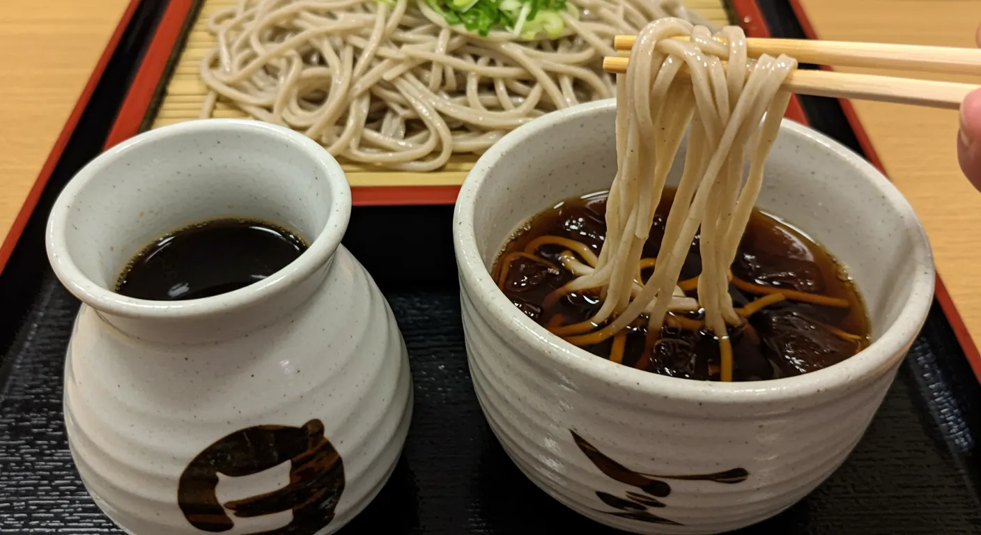 飲食業界におけるつけ蕎麦