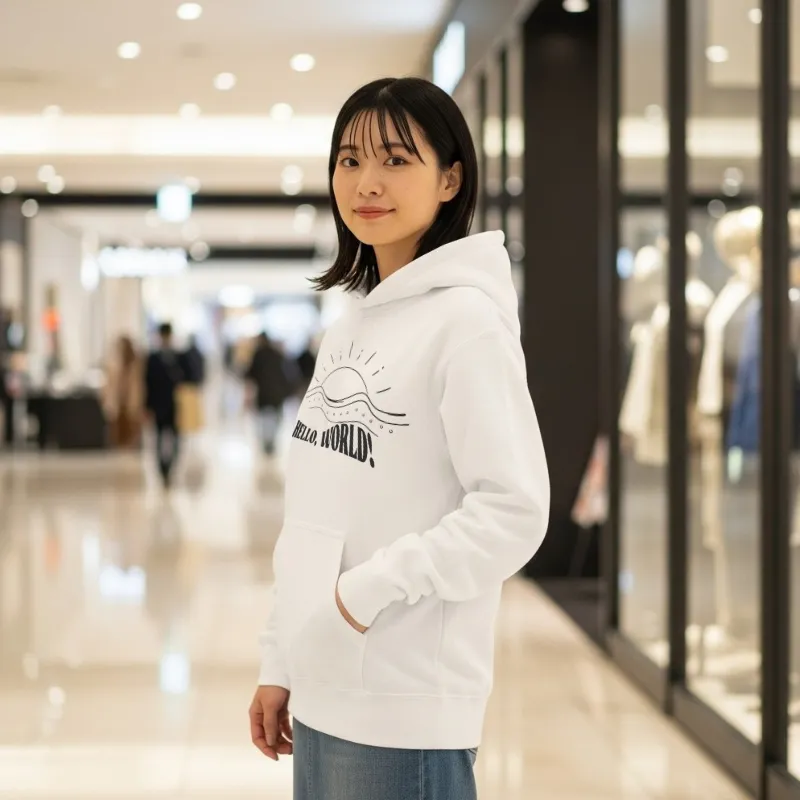 プリント位置イメージ：正面中央