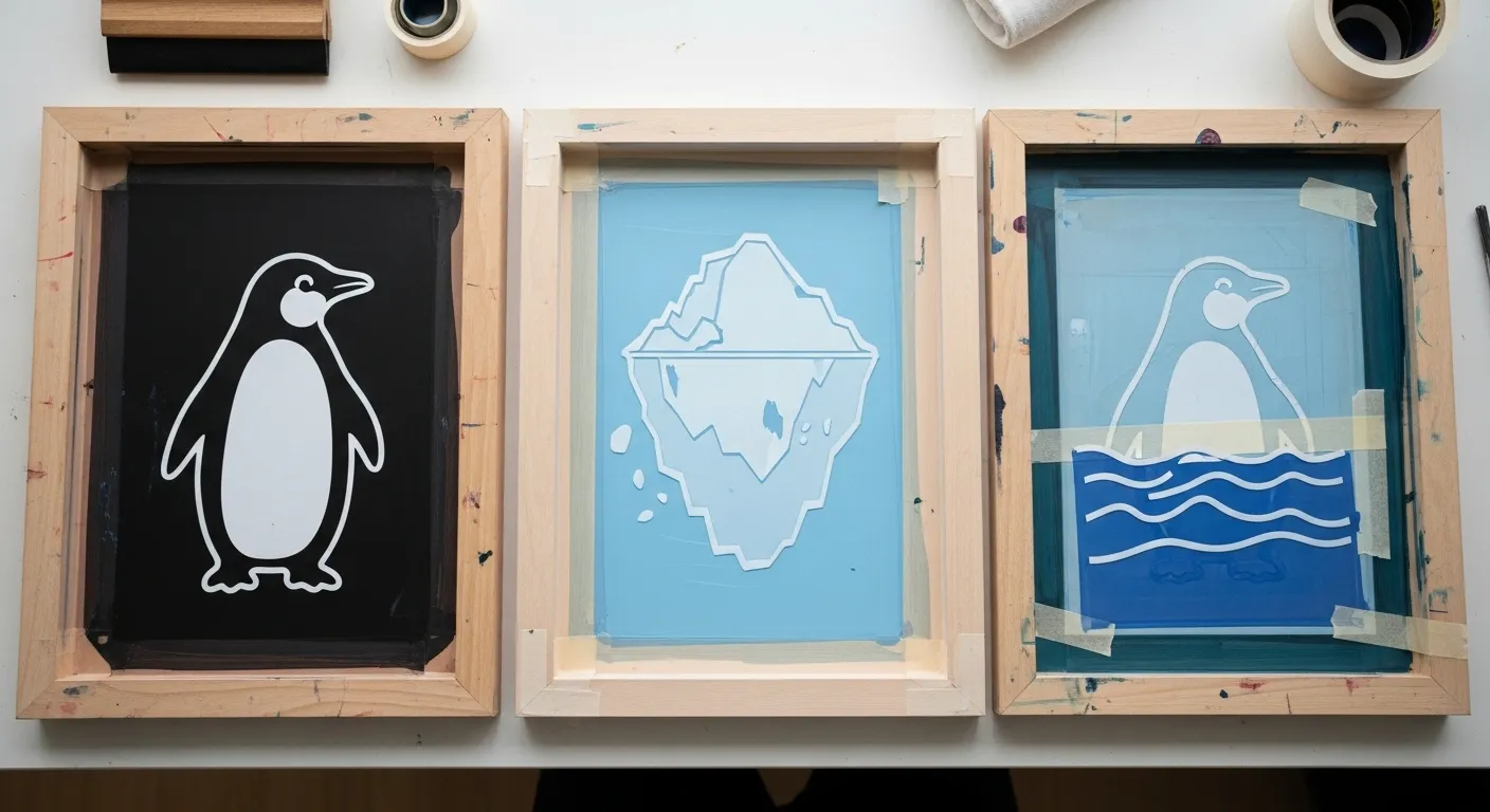 シルクスクリーン印刷と道具