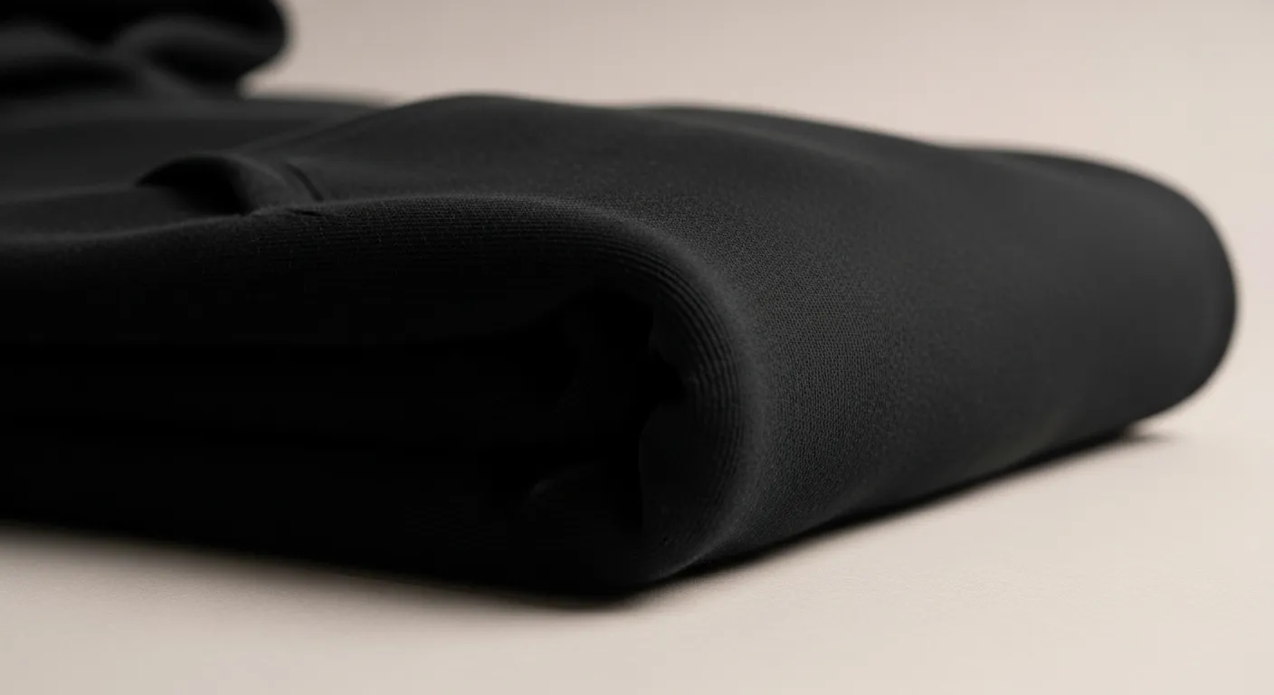 畳まれた厚手と薄手のパーカー