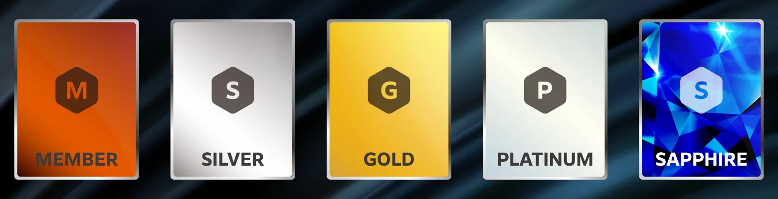 ビジプリ会員ランクシステム