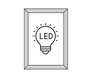 壁掛けLEDパネル