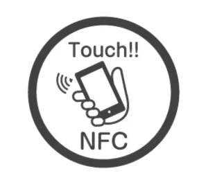 NFCタグ搭載