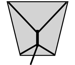 X字型バナースタンド