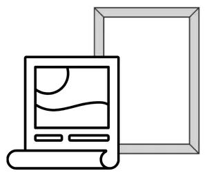 ポスター＋額装セット