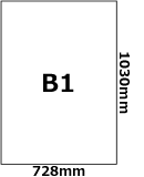 B1(1030mm×728mm)