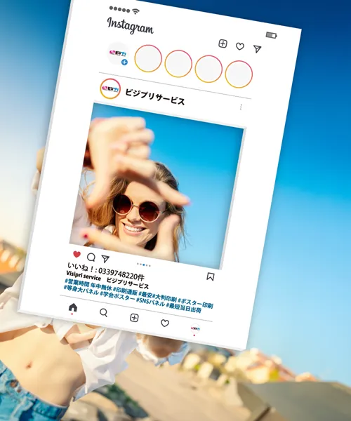 ビジプリのSNSパネルTOP