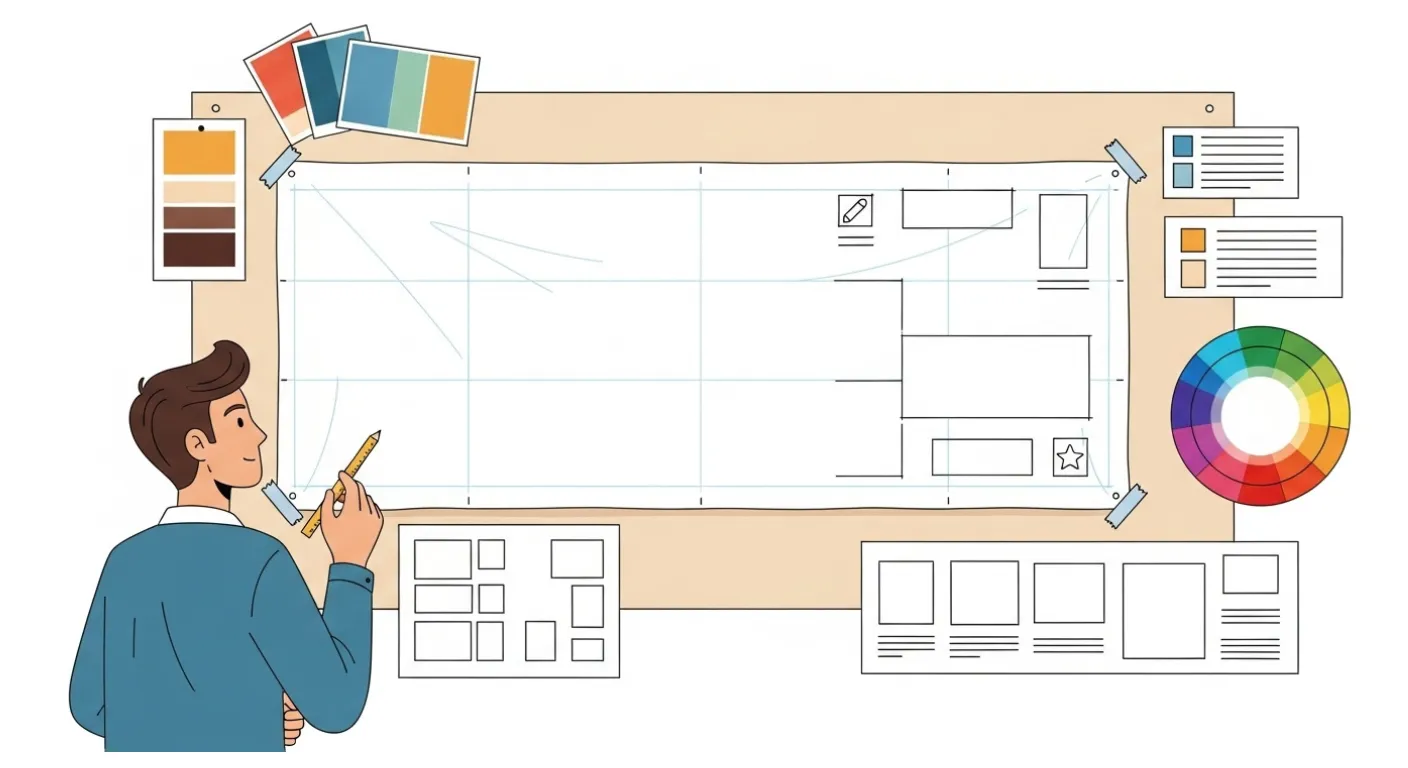 横断幕の下書き