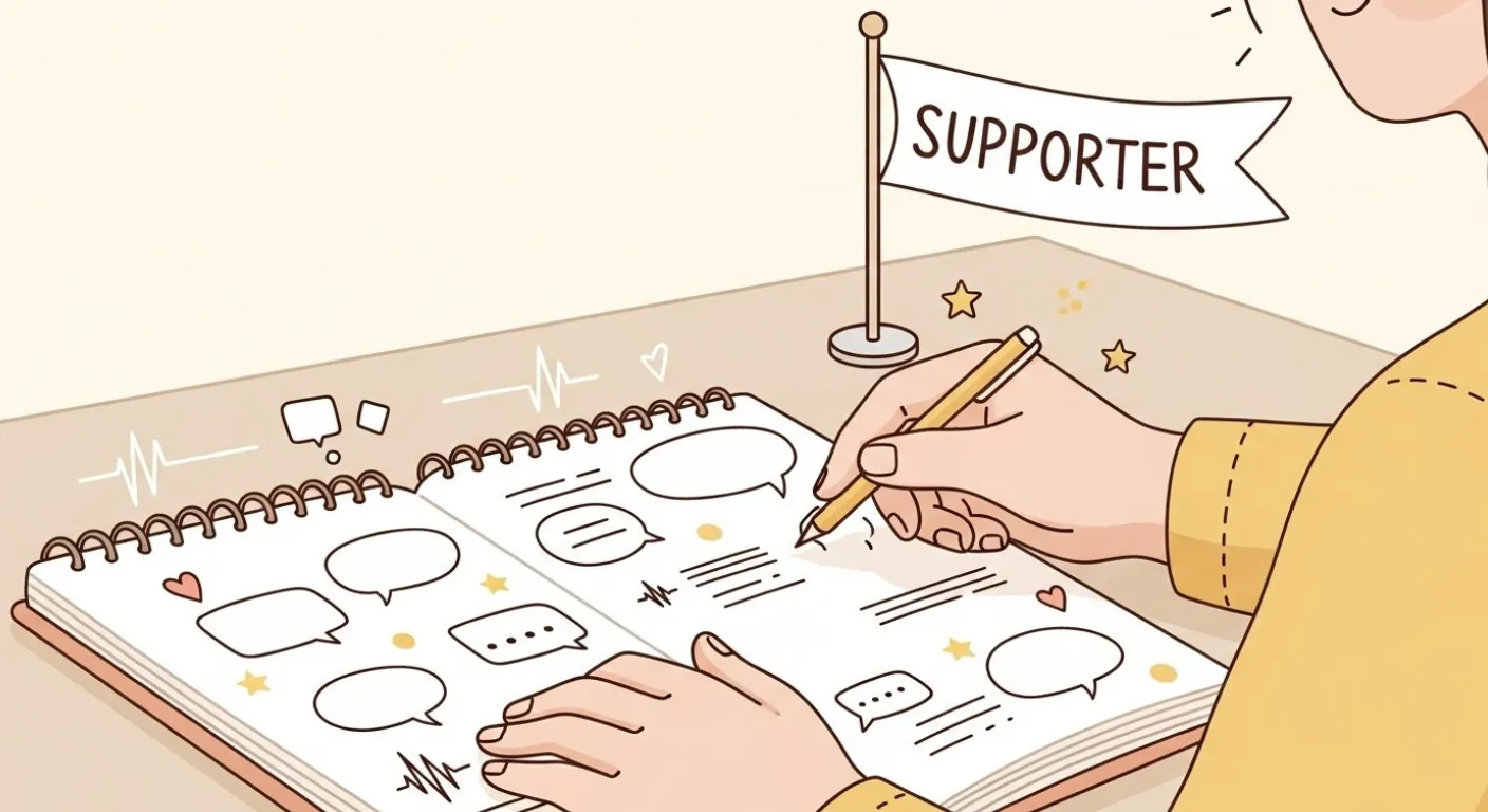 応援幕のメッセージアイデアノート