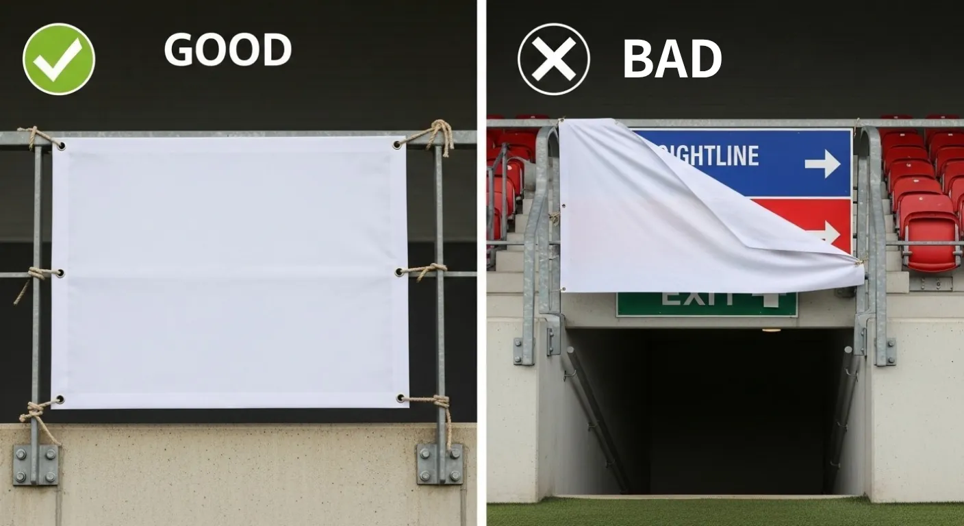 良い設置例と悪い設置例