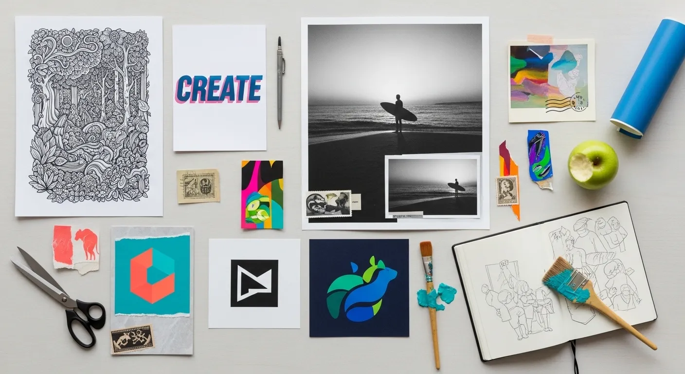 写真とデザインツール