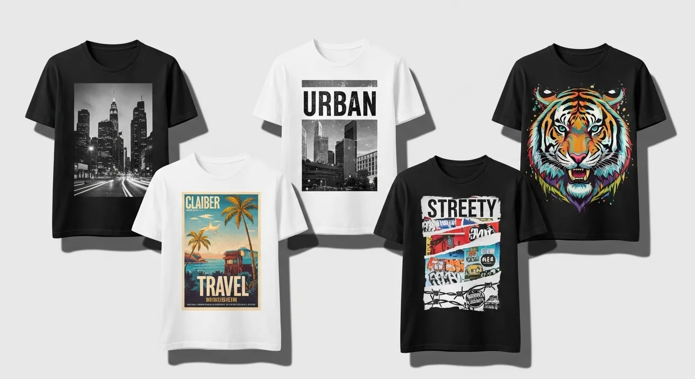 代表的なグラフィックTシャツのデザイン