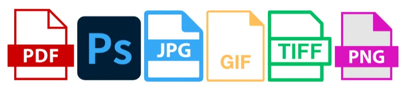 PDF・フォトショップ・画像形式