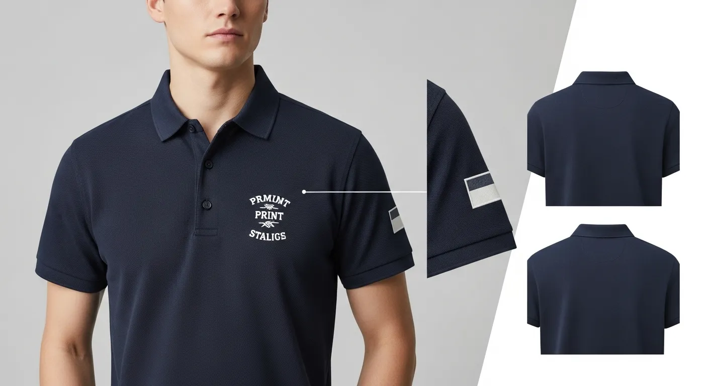 ポロシャツのデザインイメージ