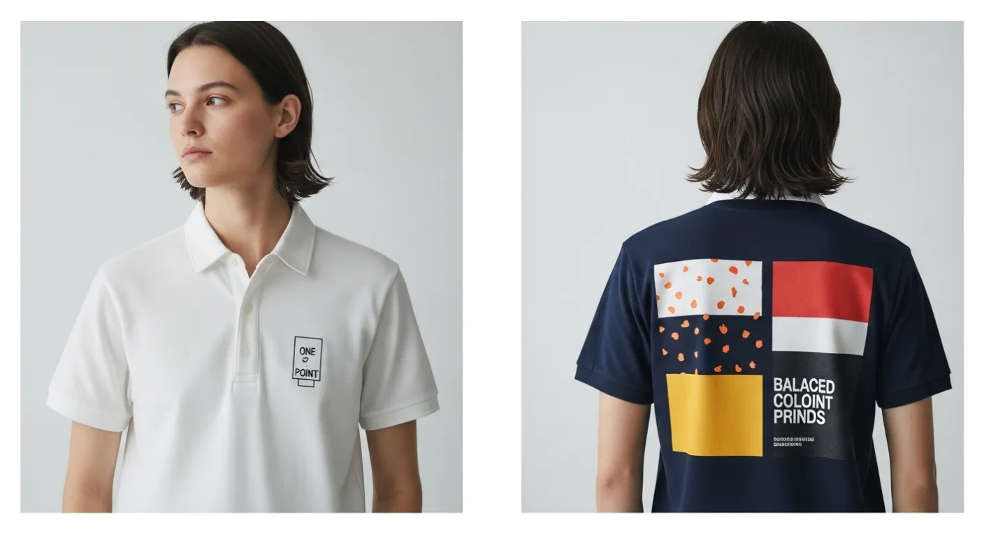 ポロシャツのデザインイメージ