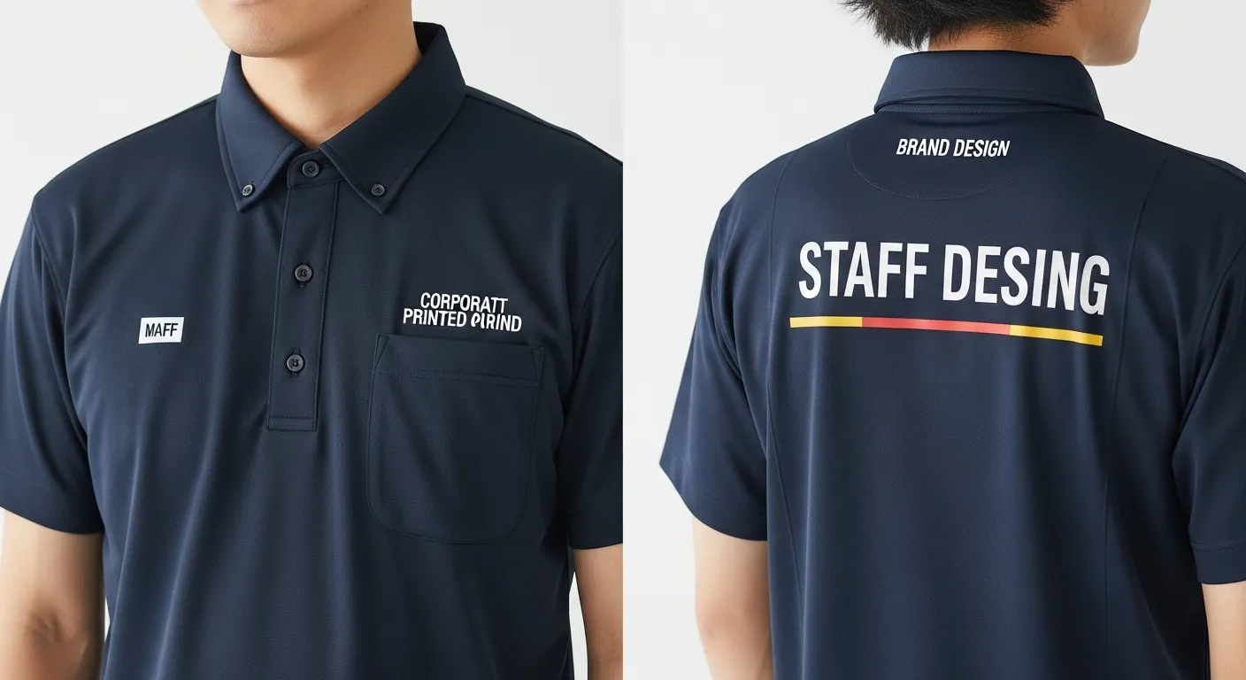 ポロシャツのデザインイメージ