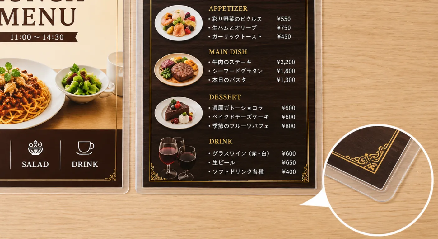 両面を保護するパウチラミネート加工