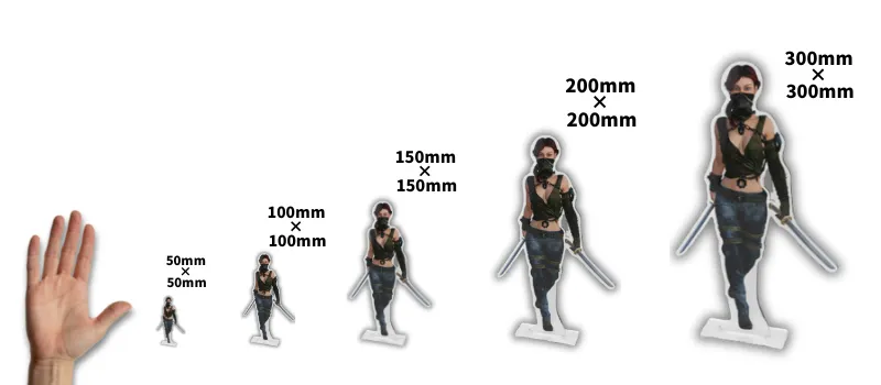 アクスタのサイズ感