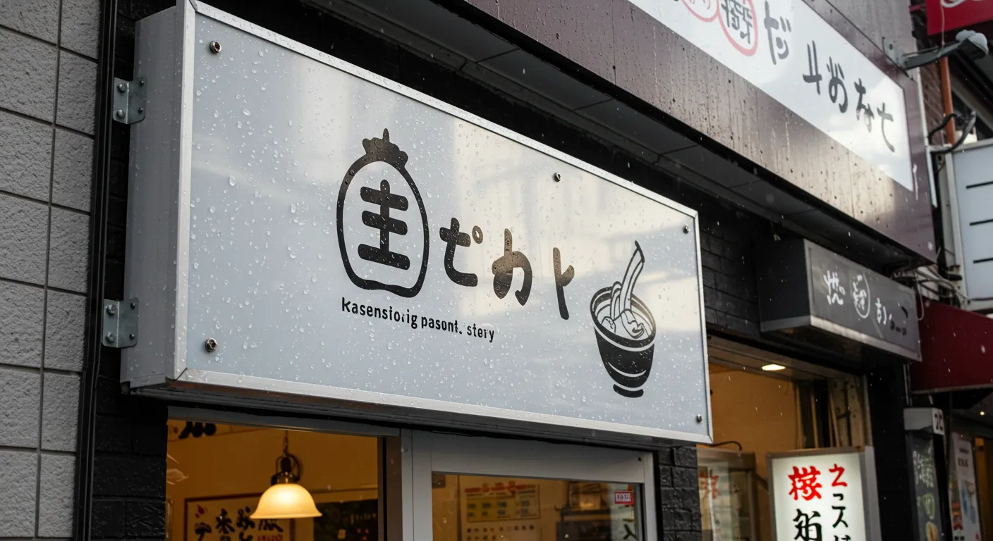 屋外看板としての使用例