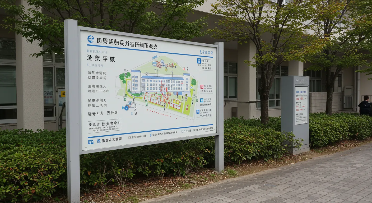 施設案内に使用されるアルポリ