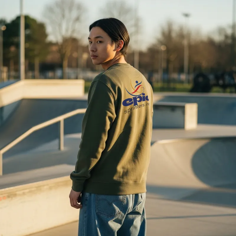 プリント位置イメージ：背面