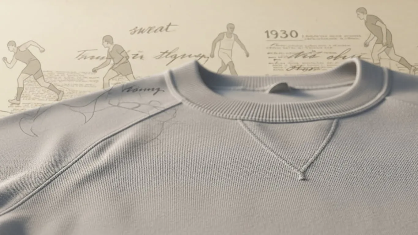 スウェットと着用イメージ