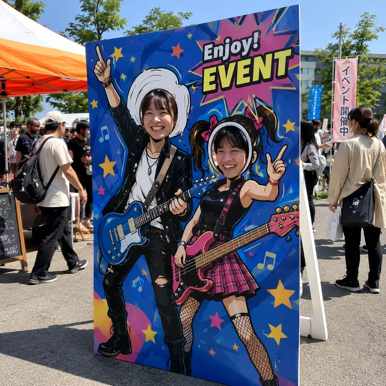 イベント向け顔出し等身大パネル