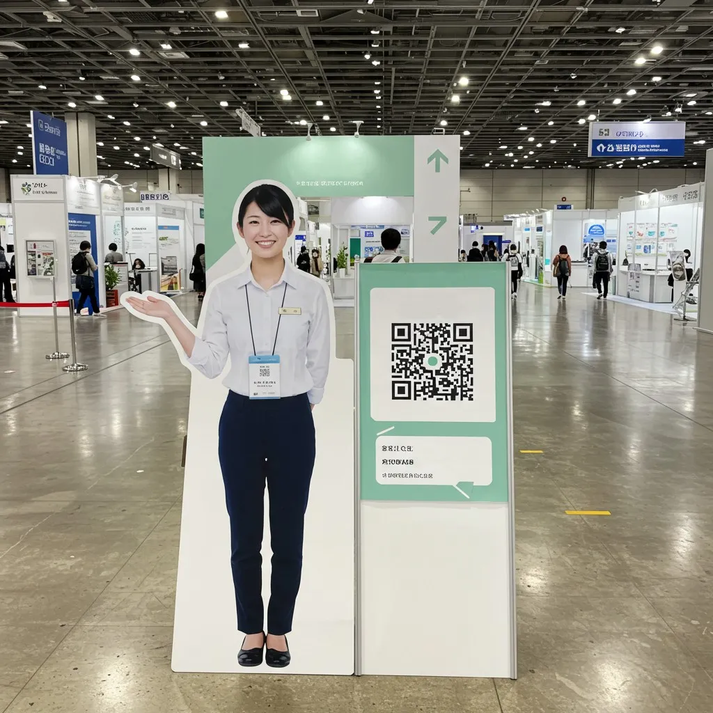 イベント会場で活用される等身大パネル