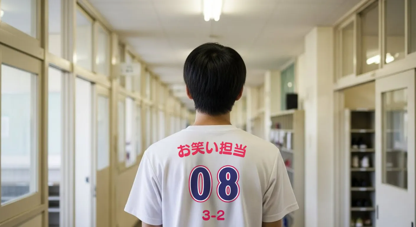 お笑い担当の背ネーム