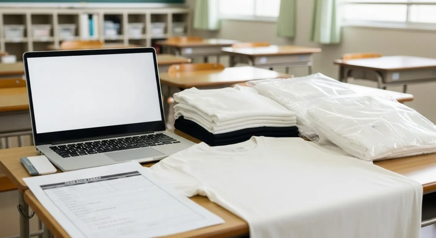 クラス全員分のTシャツと名簿