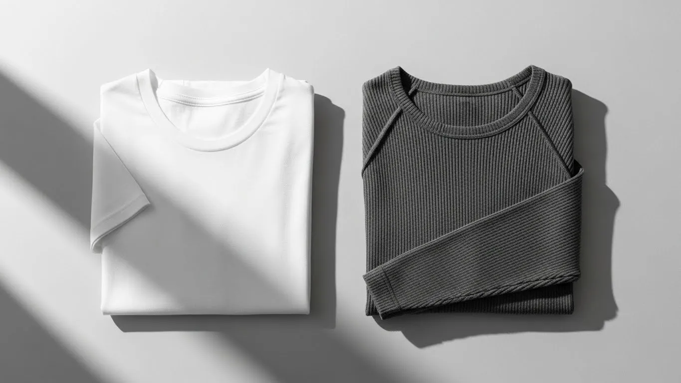 Tシャツとカットソーのイメージ