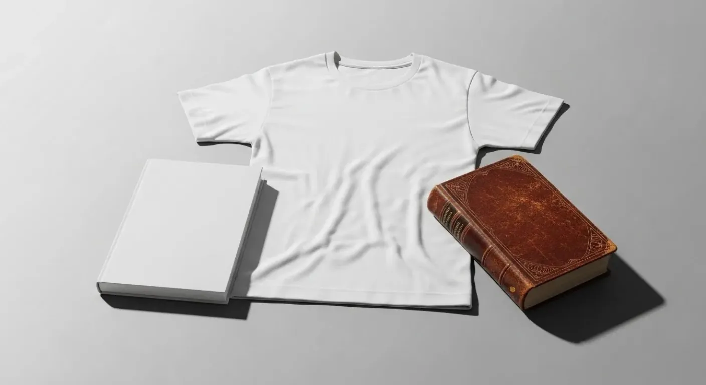 Tシャツと分厚い本