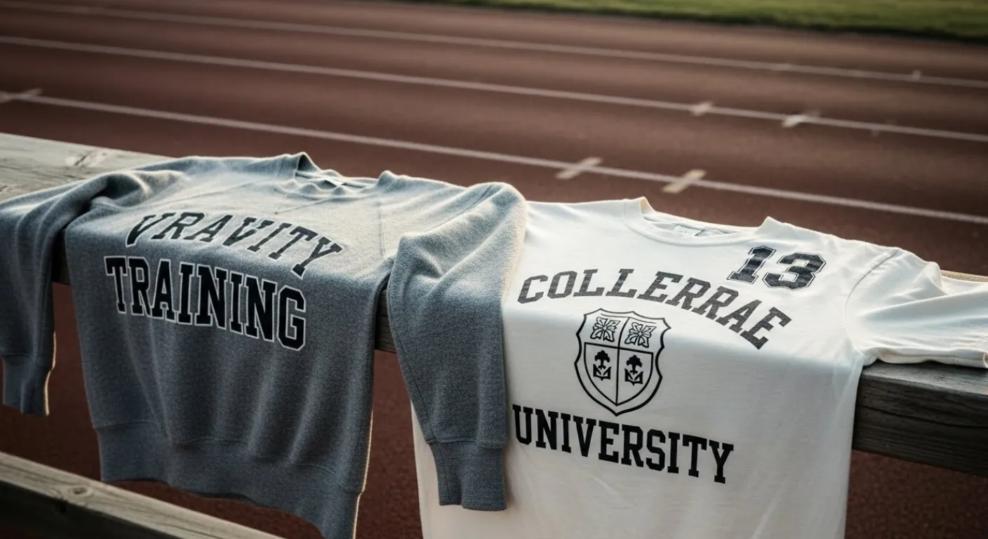 カレッジTシャツのイメージ